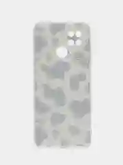 Золотистый хаки чехол на Xiaomi Redmi 10C / Сяоми Редми 10С прозрачный, с рисунком, защита камеры