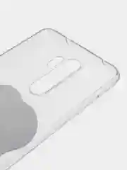 Бежевый силиконовый чехол на Xiaomi Redmi Note 8 Pro / Сяоми Редми Нот 8 Про прозрачный с рисунком
