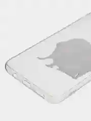 Бежевый силиконовый чехол на Xiaomi Redmi Note 8 Pro / Сяоми Редми Нот 8 Про прозрачный с рисунком