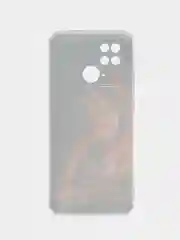 Светло-бежевый чехол на Xiaomi Redmi 10C / Сяоми Редми 10С прозрачный, с рисунком, защита камеры