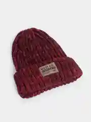Багровый шапка вязаная, унисекс