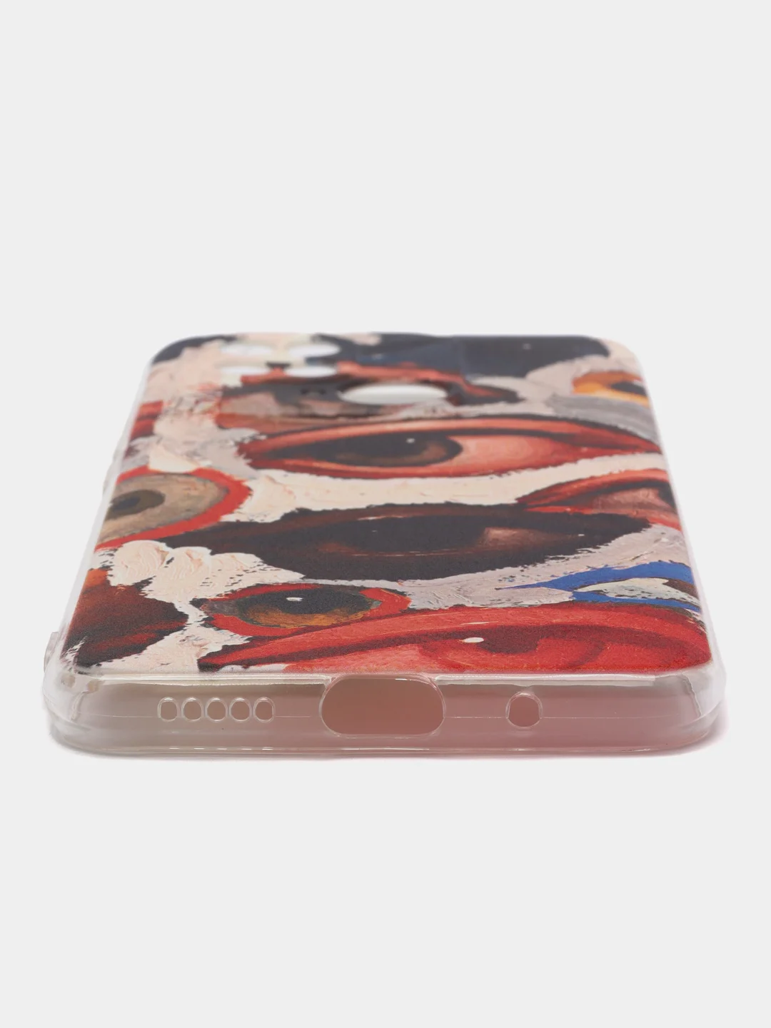 Кремовый чехол на Xiaomi Redmi 10C / Сяоми Редми 10С прозрачный, с рисунком, защита камеры