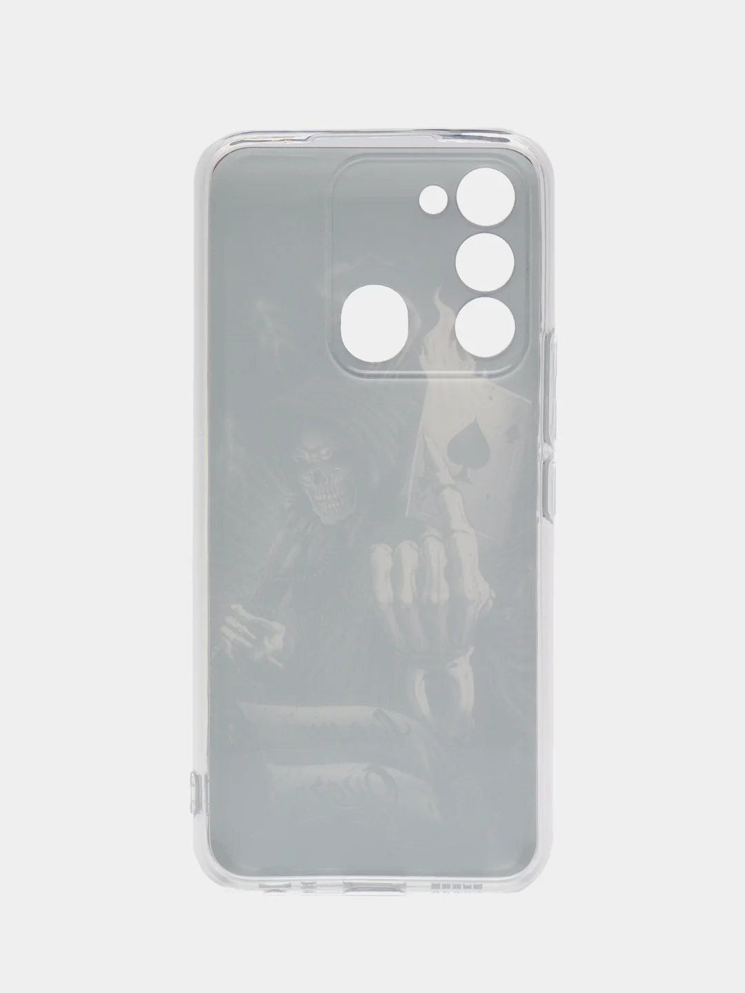 Оливковый чехол на Tecno Spark Go 2022/8C/9 / Текно Спарк Гоу 2022/8С/9 прозрачный, с рисунком