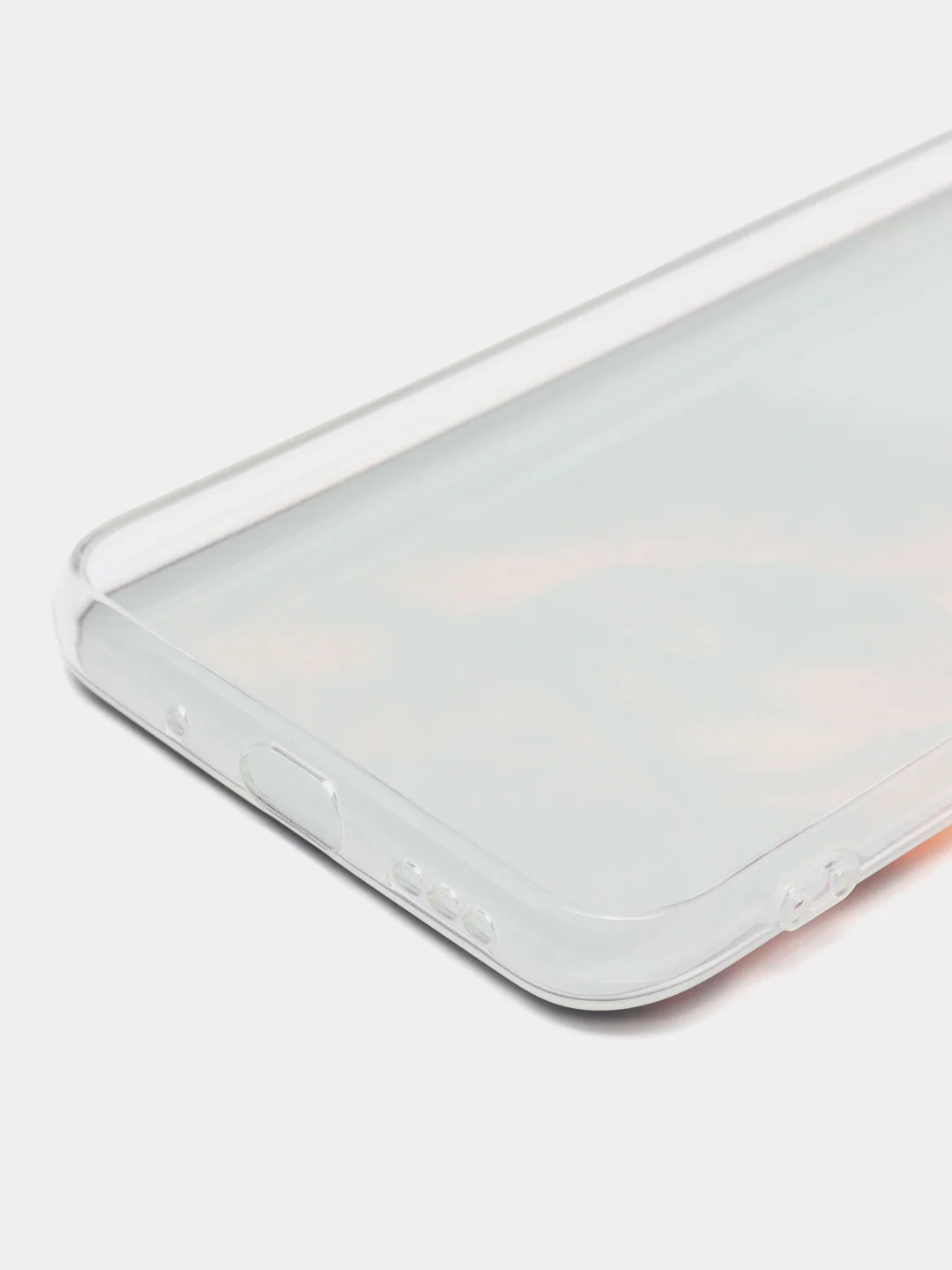 Бежевый меланж силиконовый чехол на Xiaomi Redmi 9C / Сяоми Редми 9С прозрачный с рисунком, защита камеры
