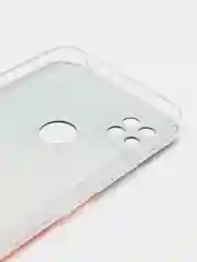 Бежевый меланж силиконовый чехол на Xiaomi Redmi 9C / Сяоми Редми 9С прозрачный с рисунком, защита камеры