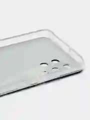 Оливковый силиконовый чехол на Samsung Galaxy A32 / Самсунг А32 прозрачный с рисунком, защита камеры