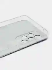 Оливковый силиконовый чехол на Samsung Galaxy A52/A52s / Самсунг А52/A52s прозрачный, с рисунком