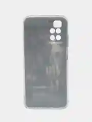 Оливковый силиконовый чехол на Xiaomi Redmi 10 / Сяоми Редми 10 прозрачный с рисунком, защита камеры