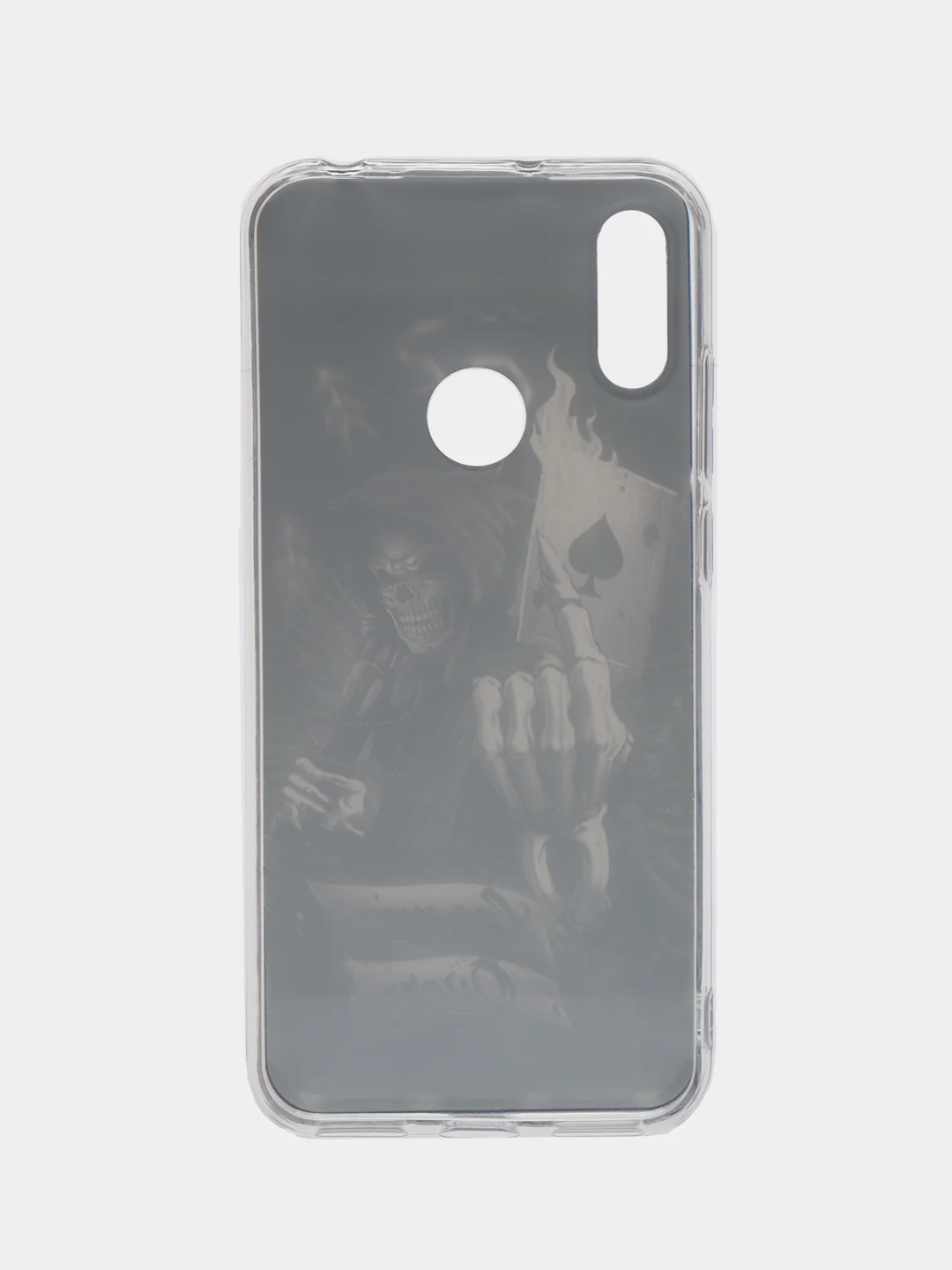 Оливковый силиконовый чехол на Honor 8A/8A Pro/Huawei Y6 2019/Y6s / Хонор 8А прозрачный, с рисунком