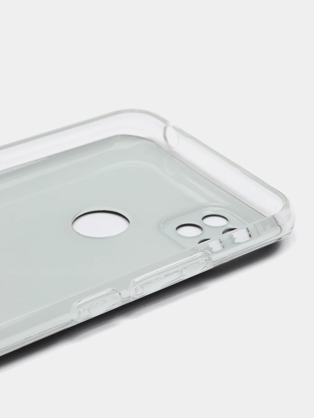 Приглушённый хаки силиконовый чехол на Xiaomi Redmi 9C / Сяоми Редми 9С прозрачный с рисунком, защита камеры