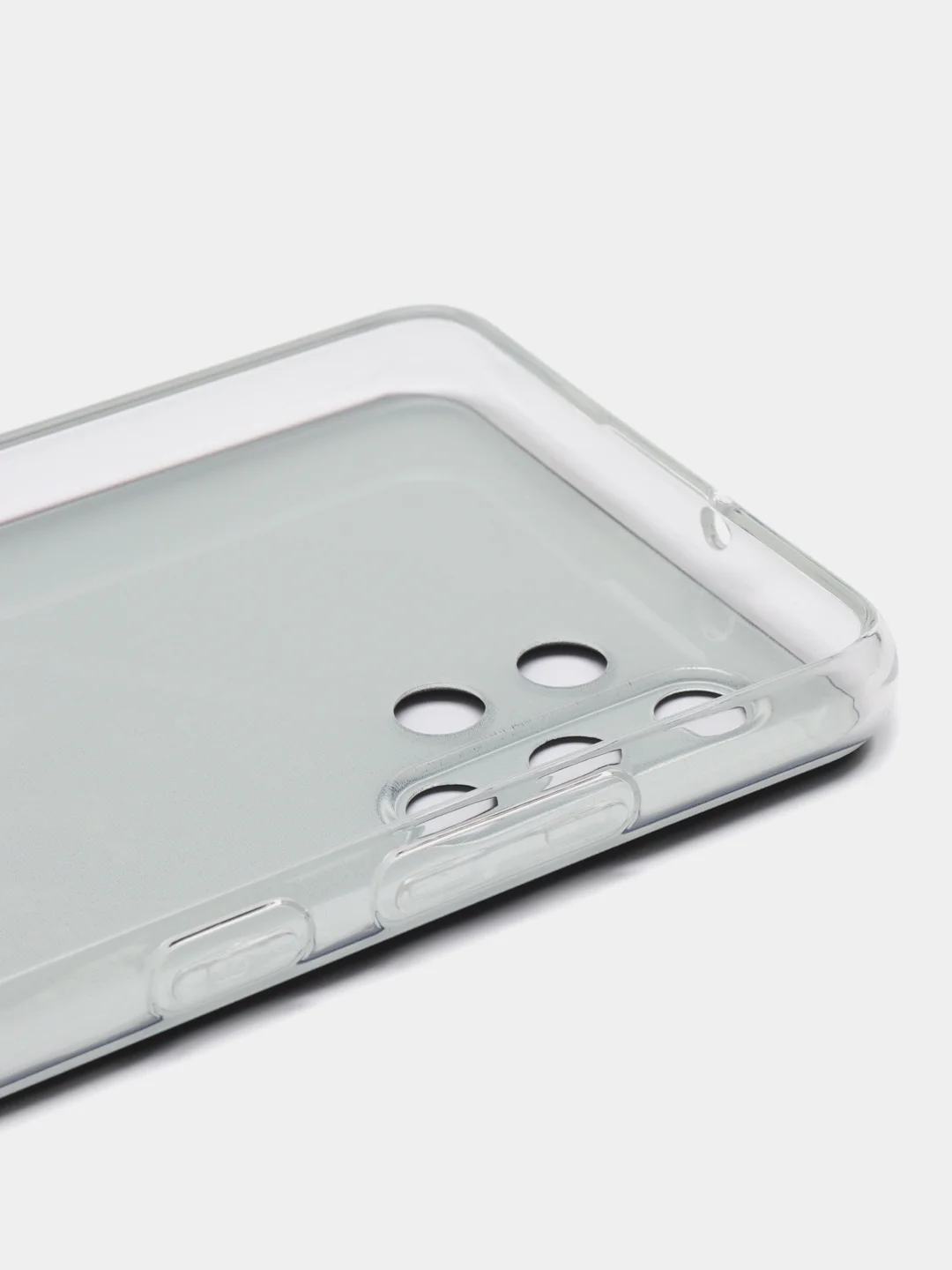 Приглушённый хаки силиконовый чехол на Samsung Galaxy A32 / Самсунг А32 прозрачный с рисунком, защита камеры