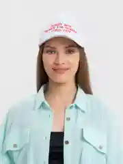Золотой бейсболка женская, с надписью