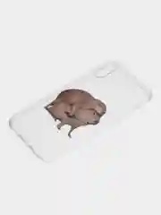 Бежевый силиконовый чехол на Honor 8A/8A Pro/Huawei Y6 2019/Y6s / Хонор 8А прозрачный, с рисунком