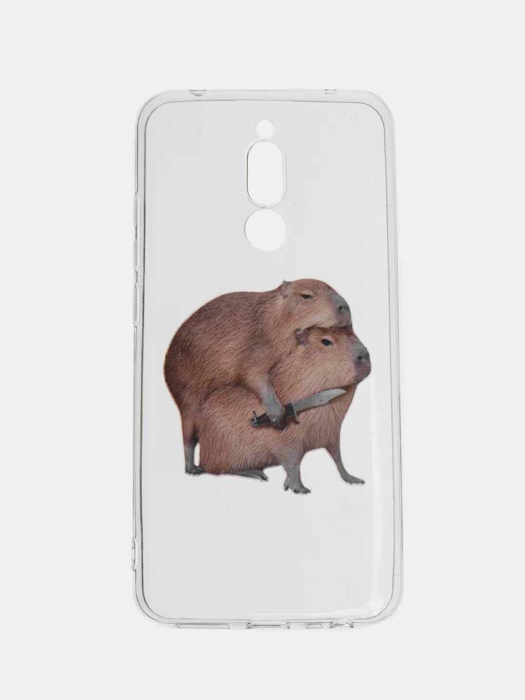 Бежевый силиконовый чехол на Xiaomi Redmi 8 / Сяоми Редми 8 прозрачный, с рисунком, защита камеры