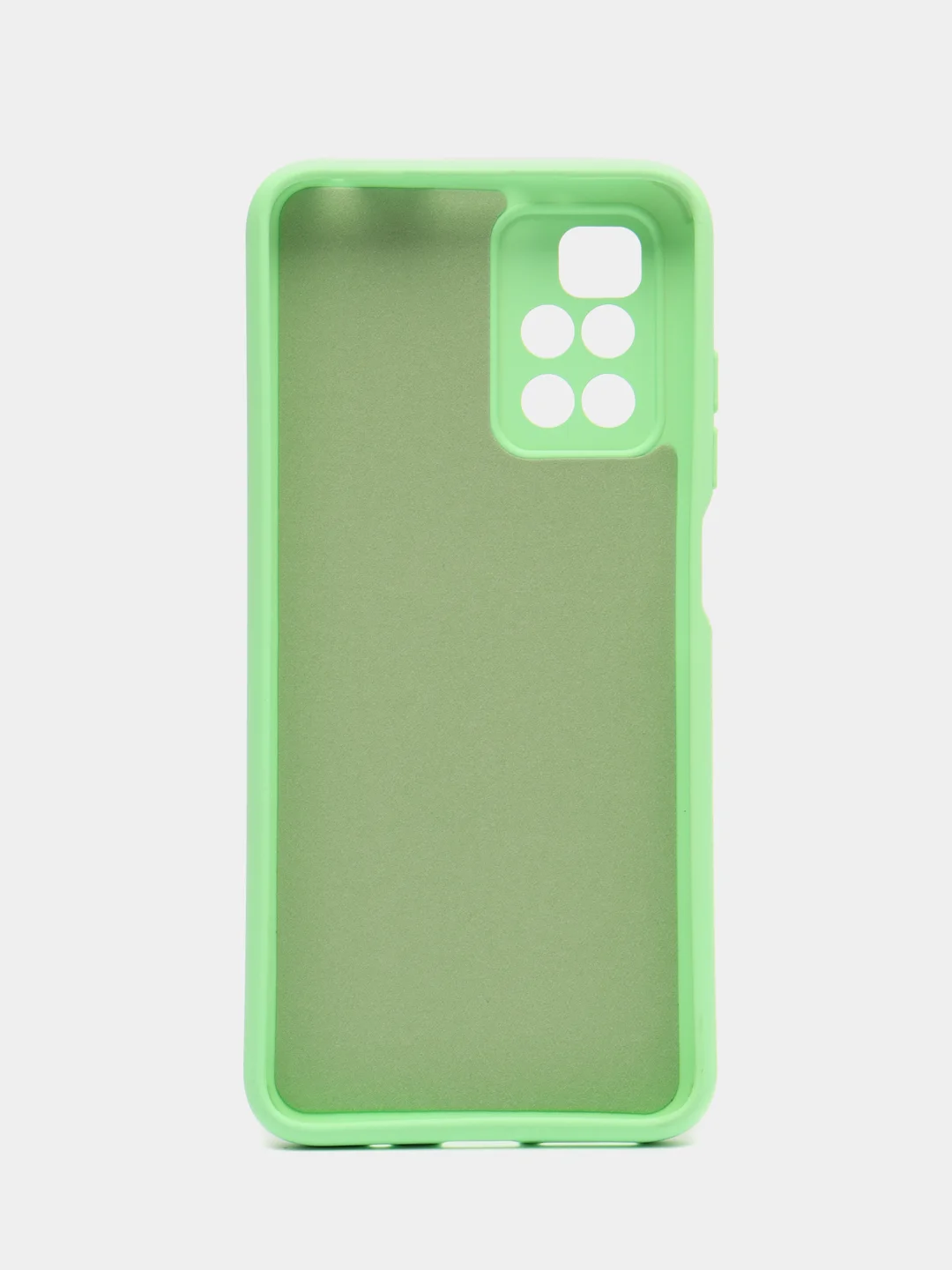 Салатовый накладка для Xiaomi Redmi 10, силиконовая, soft touch, с рисунком