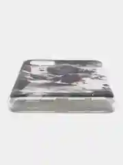 Песочный хаки чехол на Samsung Galaxy A12/M12 / Самсунг А12/М12 прозрачный, с рисунком, защита камеры