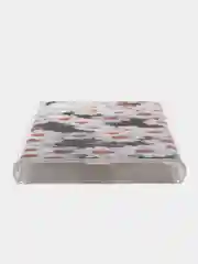 Золотой чехол на Samsung Galaxy S22 Ultra / Самсунг S22 Ultra прозрачный с рисунком, защита камеры