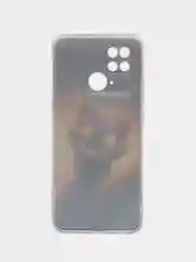 Индиго чехол на Xiaomi Redmi 10C / Сяоми Редми 10С прозрачный, с рисунком, защита камеры
