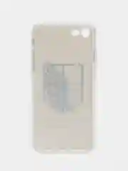 Бежевый чехол для iPhone 6s, 7/8 Plus, XR, 11, с рисунком по аниме "Атака титанов"