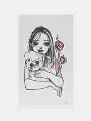 Татуировка временная Аниме Девушки Коты