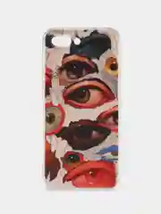 Кремовый силиконовый чехол на Honor 10 / Хонор 10 прозрачный, с рисунком, защита камеры