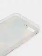Кремовый силиконовый чехол на Honor 10 / Хонор 10 прозрачный, с рисунком, защита камеры