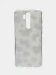 Золотистый хаки силиконовый чехол на Xiaomi Redmi Note 8 Pro / Сяоми Редми Нот 8 Про прозрачный с рисунком
