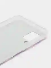 Тёмно-розовый чехол на Samsung Galaxy A12/M12 / Самсунг А12/М12 прозрачный, с рисунком, защита камеры