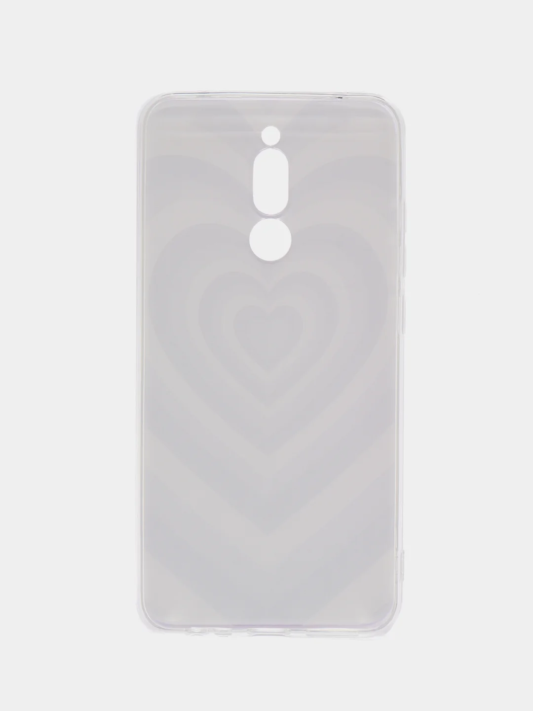 Лавандовый силиконовый чехол на Xiaomi Redmi 8 / Сяоми Редми 8 прозрачный, с рисунком, защита камеры