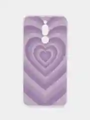 Лавандовый силиконовый чехол на Xiaomi Redmi 8 / Сяоми Редми 8 прозрачный, с рисунком, защита камеры