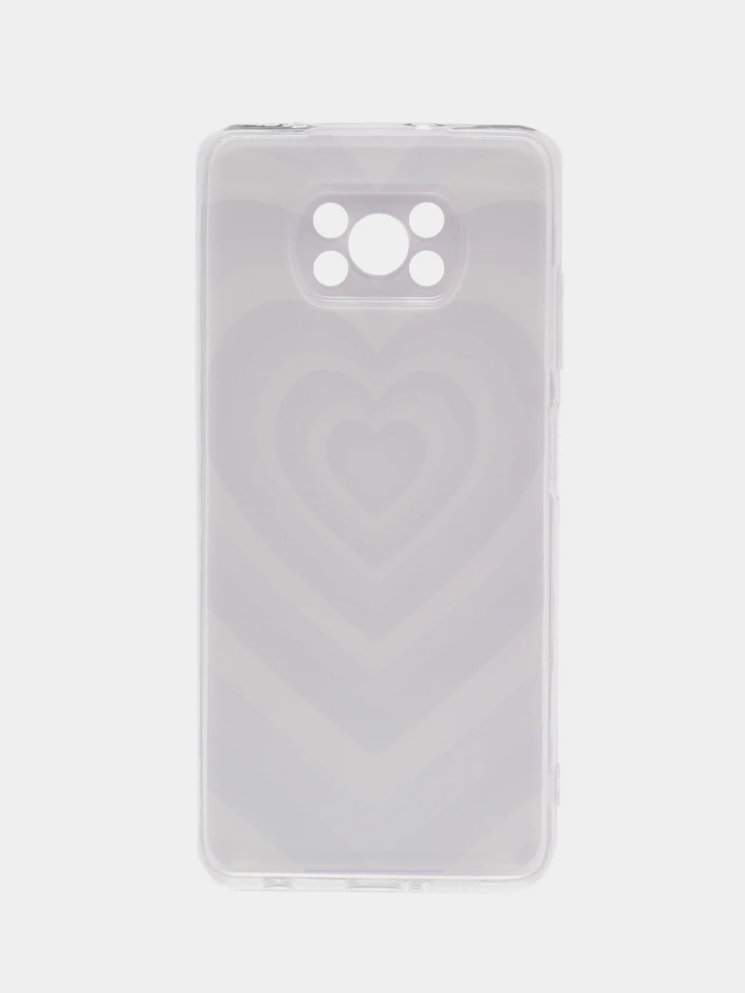 Фуксия силиконовый чехол на Xiaomi Poco X3/X3 Pro / Сяоми Poco X3/Х3 Про прозрачный, с рисунком