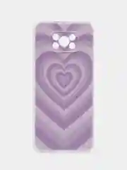 Фуксия силиконовый чехол на Xiaomi Poco X3/X3 Pro / Сяоми Poco X3/Х3 Про прозрачный, с рисунком