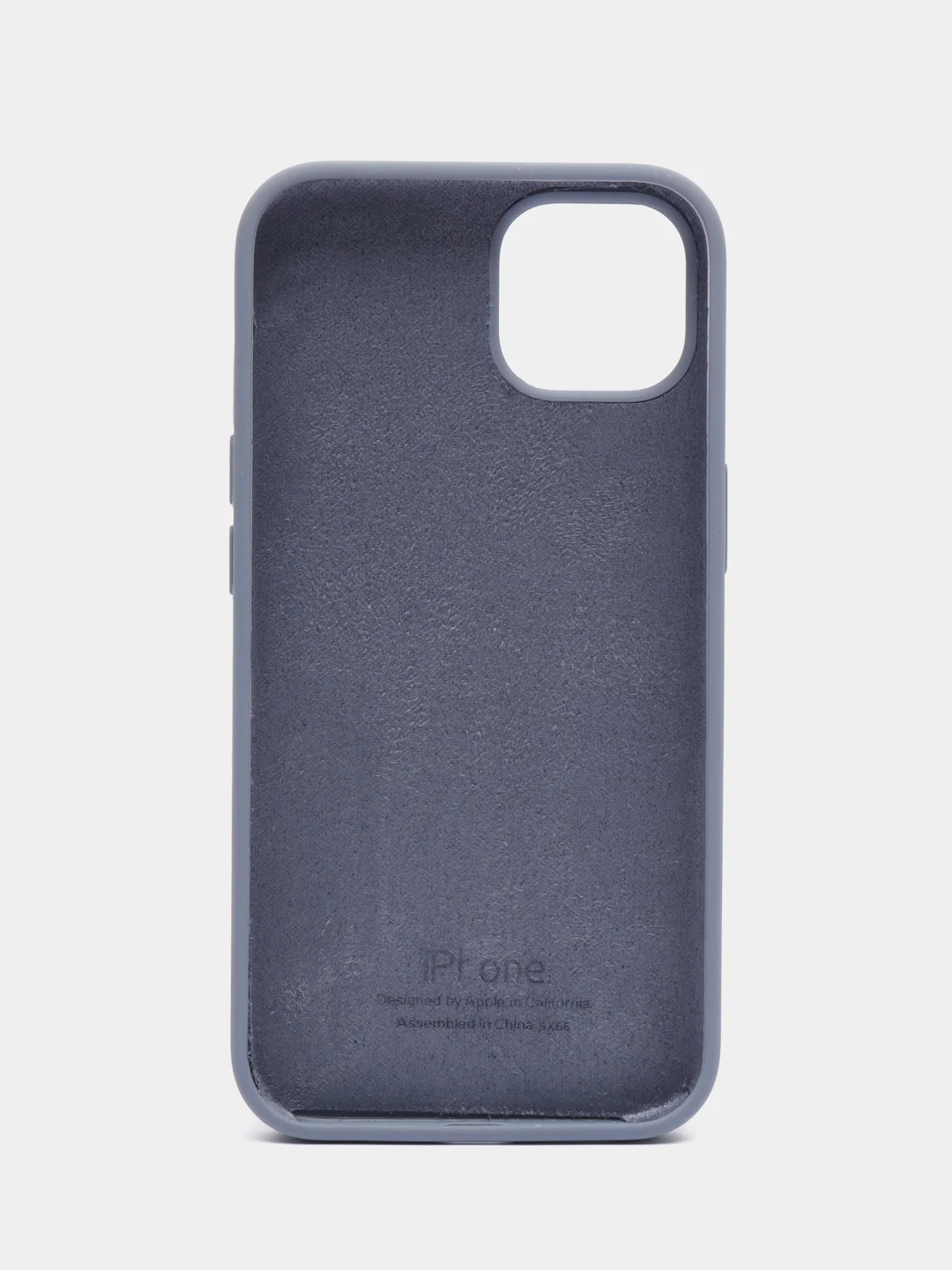 Синий меланж чехлы для iPhone 13, Silicone Case