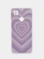 Мятный силиконовый чехол на Xiaomi Redmi 9C / Сяоми Редми 9С прозрачный с рисунком, защита камеры