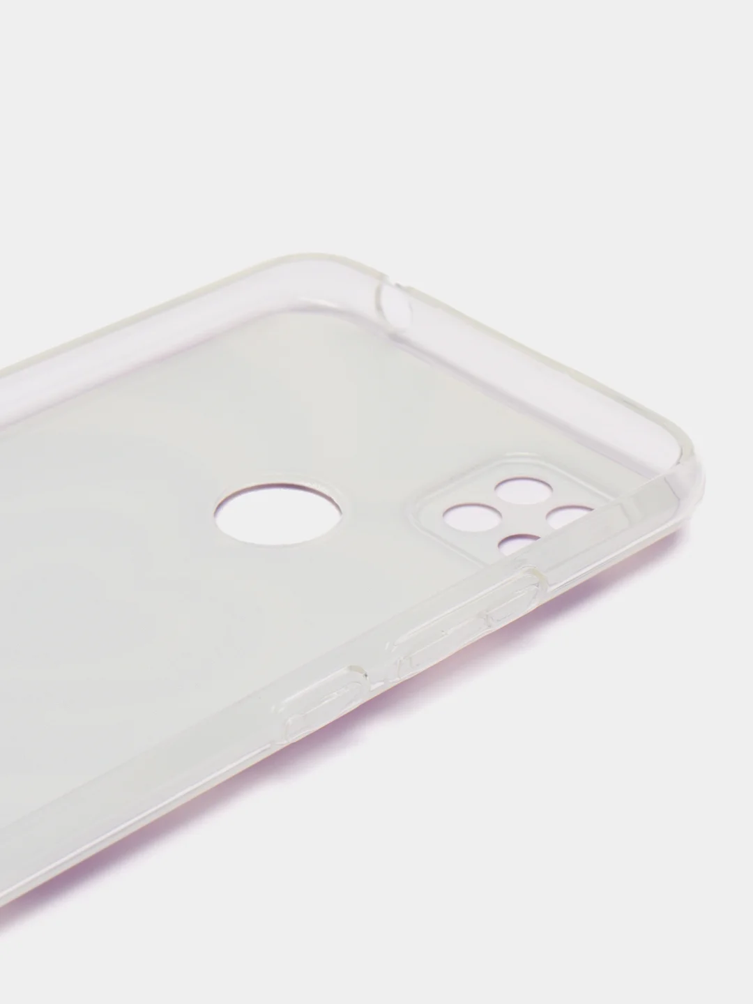 Мятный силиконовый чехол на Xiaomi Redmi 9C / Сяоми Редми 9С прозрачный с рисунком, защита камеры