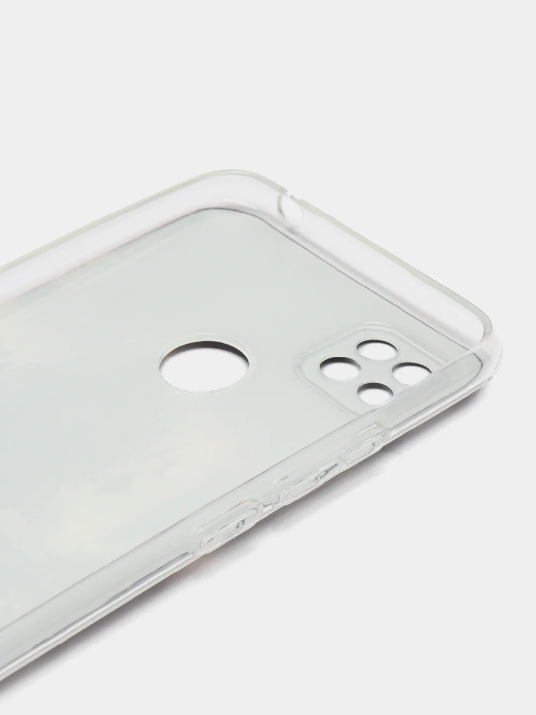 Песочный хаки силиконовый чехол на Xiaomi Redmi 9C / Сяоми Редми 9С прозрачный с рисунком, защита камеры