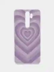 Лавандовый силиконовый чехол на Xiaomi Redmi Note 8 Pro / Сяоми Редми Нот 8 Про прозрачный с рисунком