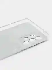 Синий меланж чехол на Samsung Galaxy A53 5G / Галакси А53 5G прозрачный, с рисунком, защита камеры