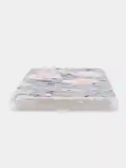 Кораллово-розовый силиконовый чехол на Samsung Galaxy A52/A52s / Самсунг А52/A52s прозрачный, с рисунком