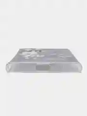 Оливковый чехол на Samsung Galaxy S22 Ultra / Самсунг S22 Ultra прозрачный с рисунком, защита камеры
