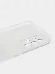 Серый металлик чехол на Samsung Galaxy A53 5G / Галакси А53 5G прозрачный, с рисунком, защита камеры