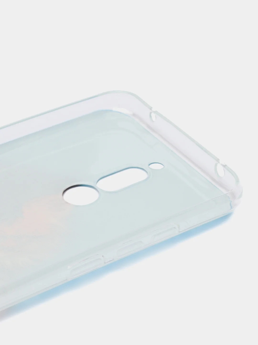 Светло-коричневый силиконовый чехол на Xiaomi Redmi 8 / Сяоми Редми 8 прозрачный, с рисунком, защита камеры