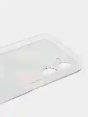 Кораллово-розовый силиконовый чехол на Realme 10 4G / Реалми 10 4G прозрачный, с рисунком, защита камеры