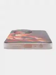 Светло-бежевый чехол на Infinix Note 12 Pro 4G/Note 12 2023 / Инфиникс Нот 12 2023 прозрачный, с рисунком