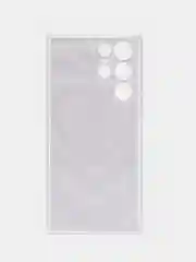 Лавандовый чехол на Samsung Galaxy S22 Ultra / Самсунг S22 Ultra прозрачный с рисунком, защита камеры