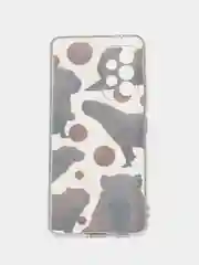 Терракотовый чехол на Samsung Galaxy A53 5G / Галакси А53 5G прозрачный, с рисунком, защита камеры
