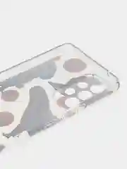 Терракотовый чехол на Samsung Galaxy A53 5G / Галакси А53 5G прозрачный, с рисунком, защита камеры