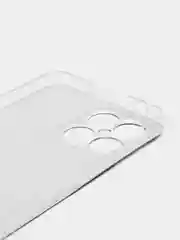 Фиолетовый силиконовый чехол на Honor X8 / Хонор Х8 прозрачный, с рисунком, защита камеры