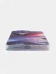 Фиолетовый чехол на Infinix Note 12 Pro 4G/Note 12 2023 / Инфиникс Нот 12 2023 прозрачный, с рисунком