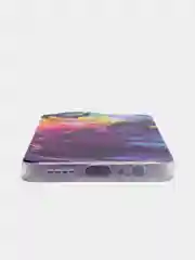 Пурпурный чехол на Infinix Note 12 Pro 4G/Note 12 2023 / Инфиникс Нот 12 2023 прозрачный, с рисунком